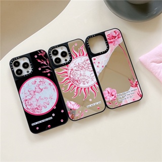 พร้อมส่ง CASETiFY 【วันแม่】เคสโทรศัพท์มือถือ ซิลิโคน กันกระแทก ลายดวงจันทร์ พื้นผิวกระจก สําหรับ iPhone 14 Pro MAX 13 12 11 Pro MAX