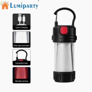 Lumiparty ไฟฉายฉุกเฉิน Led ขนาดเล็ก แบบพกพา กันน้ํา พร้อมตะขอ สําหรับตั้งแคมป์