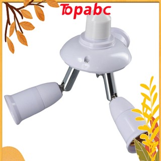 Top ซ็อกเก็ตไฟ ทองแดง PBT 3 in 1 ทนทาน สีขาว สําหรับบ้าน