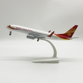 โมเดลเครื่องบินจําลอง Hainan Airlines B737 ขนาด 20 ซม. ของเล่นสําหรับเด็ก