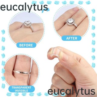 Eucalytus1 แหวนซิลิโคนใส ปรับขนาดแหวนได้ 8 ขนาด 1 ชุด