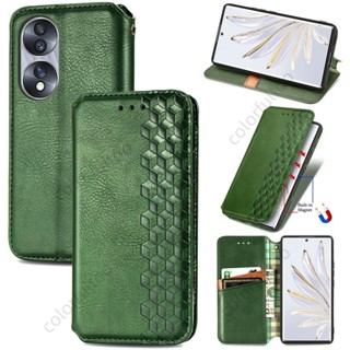 เคสโทรศัพท์หนัง ฝาพับ พร้อมช่องใส่บัตร กันกระแทก สําหรับ Honor 90 70 Lite 70Lite 70 Pro Plus 70Pro+ Honor70 Honor90Lite 5G