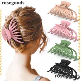 Rosegoods1 กิ๊บติดผมอะคริลิค เนื้อแมตต์ เครื่องประดับ สําหรับผู้หญิง