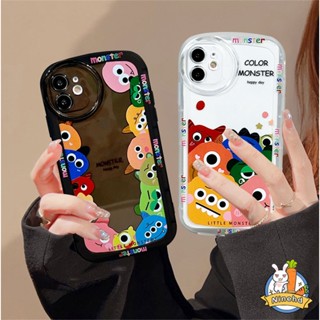 เคสโทรศัพท์มือถือ ลายการ์ตูนมอนสเตอร์ตัวเล็ก สําหรับ Xiaomi Redmi 12C 12 A1 A1+ 10C 10A 10 9 9A 9C 9T Note 12 11 11s 10 10s 9 9s 8 Pro Mi 11 Lite Mi 11T Pro Poco F3 M3 X3 NFC Pro เคสโทรศัพท์แบบนิ่ม