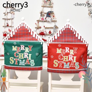 Cherry3 ผ้าคลุมเก้าอี้ ลายตัวอักษรภาษาอังกฤษ สะดวกสบาย สําหรับตกแต่งห้องครัว