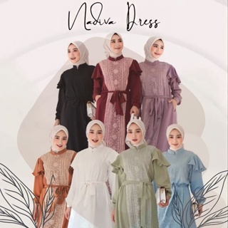 Nadiva Maxi Gamis ชุดเดรสยาว สําหรับสตรีชาวมุสลิม เหมาะกับงานปาร์ตี้