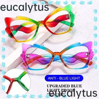 Eucalytus1 แว่นตา ป้องกันแสงสีฟ้า กรอบเบาพิเศษ ทนทาน สําหรับผู้ชาย และผู้หญิง