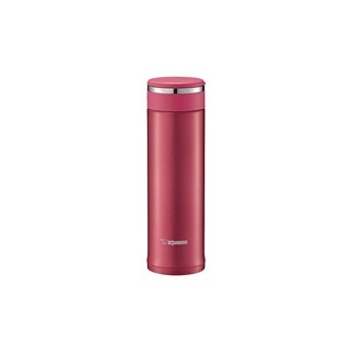 ZOJIRUSHI Water Bottle Screw Stainless Steel Mug 0.48L Clear Red SM-JE48-RC