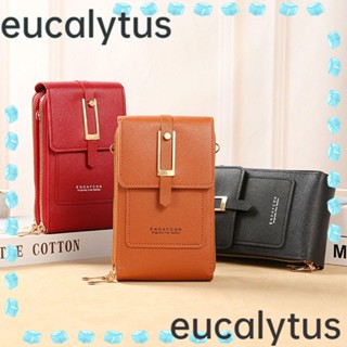 Eucalytus1 กระเป๋าสะพายไหล่ กระเป๋าถือ ทรงคลัทช์ ขนาดเล็ก ใส่บัตรได้ สําหรับผู้หญิง