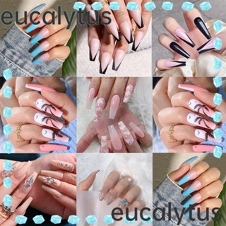 Eucalytus1 เล็บปลอม ไล่โทนสี สีชมพู 24 ชิ้น