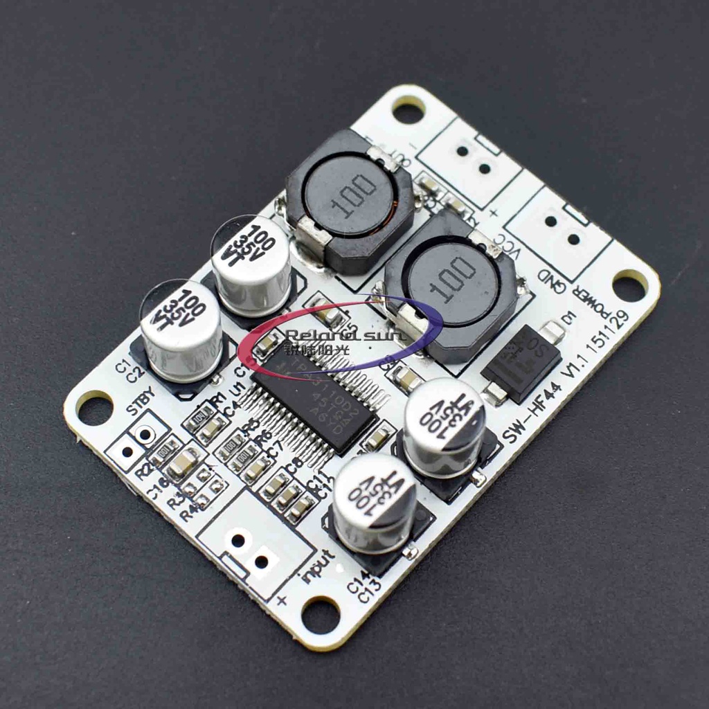 บอร์ดโมดูลขยายเสียงดิจิทัล TPA3110 PBTL Mono 30W 8~26VDC