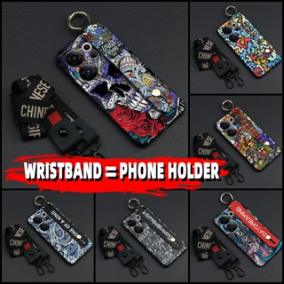 Soft case Anti-knock Phone Case For Tecno Camon20 Premier/CK9n Phone Holder protective Lanyard Anti-dust Wristband Waterproof