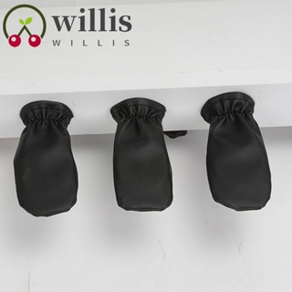 Willis ที่ครอบเท้าเปียโน ฉนวนกันความร้อน กันฝุ่น สัมผัสสบาย อุปกรณ์เสริม สําหรับเปียโน 3 ชิ้น