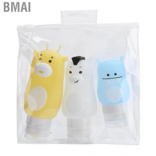 Bmai Refillable Bottles Cartoon  Squeeze Travel Bottle Set Lotion