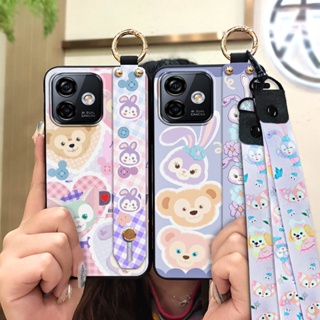 Dirt-resistant protective Phone Case For Ulefone Note16 Pro Soft case Anti-knock Fashion Design Cartoon Lanyard Shockproof