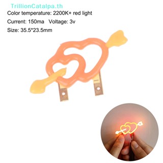 Trillioncatalpa หลอดไฟไดโอด LED COB 3V ยืดหยุ่น อุปกรณ์เสริม สําหรับตกแต่งปาร์ตี้ วันหยุด TH