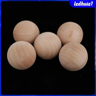 [Lzdhuiz1] ลูกบอลไม้ ของเล่นเสริมการศึกษา สําหรับเด็ก 4-8 ปี 5 ชิ้น