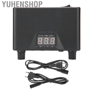 Yuhenshop 3 Hole Tattoo Power Supply Mini LCD Liner Shader Machine Source A++