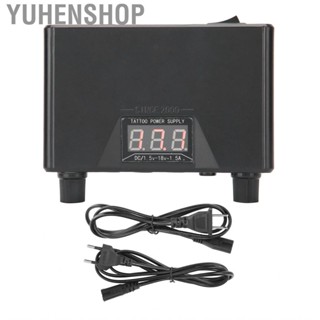 Yuhenshop 3 Hole Tattoo Power Supply Mini LCD Liner Shader Machine Source A++