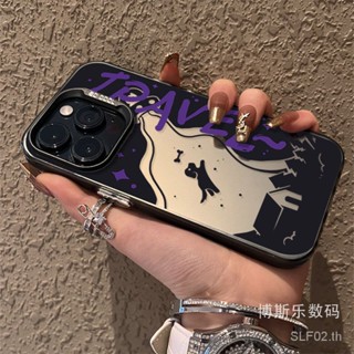 เคสป้องกันโทรศัพท์มือถือโลหะ แบบนิ่ม ลายการ์ตูนลูกสุนัข กันกระแทก สําหรับ iPhone 11 12Pro 14promax 13pro xs xr xsmax 7 8plus