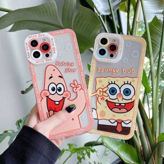 เคสโทรศัพท์สกรีนลายสพันจ์บ็อบ คลุมเลนส์กล้อง กันกระแทก สำหรับรุ่น14 13PRO 12 ProMax 11 XR X XS Max SE 11Pro Max #242