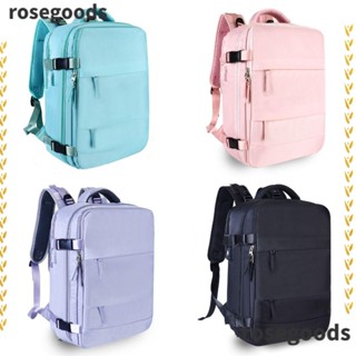 Rosegoods1 กระเป๋าเป้สะพายหลังลําลอง กันน้ํา อเนกประสงค์ สําหรับใส่โน้ตบุ๊ก