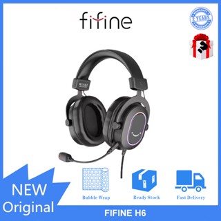 Fifine H6 หูฟังแบบมีสาย 7.1