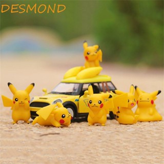 Desmond ตุ๊กตาฟิกเกอร์ Pokemon Pikachu ของเล่นสําหรับเด็ก