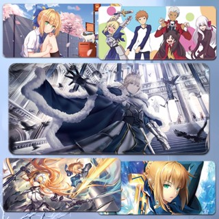 Fate High definition mouse pad Anime game peripheral Saber computer table mat Altria Pendragon Oversized Keyboard pad custom โชคชะตาแผ่นรองเมาส์ความละเอียดสูงอะนิเมเกมต่อท้ายอะนิเมเซเบอร์คอมพิวเตอร์เสื่อ Altria เพนดรากอนแผ่นคีย์บอร์ดขนาดใหญ่ ที่กำหนดเอง