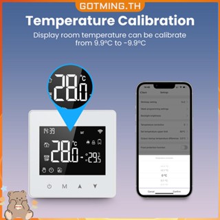 ❥กําลังไป❤เทอร์โมสแตทไร้สาย ควบคุมผ่านแอพ Tuya Zigbee สําหรับครัวเรือน