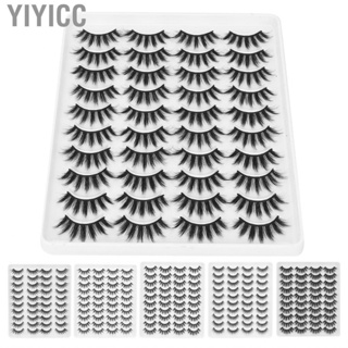 Yiyicc 20 Pairs
  Makeup False Professional Curly Lashes Set for Women Girls