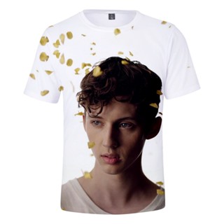 เสื้อยืด ลายนักร้องออสเตรเลีย Troye Sivan สไตล์ฮาราจูกุ