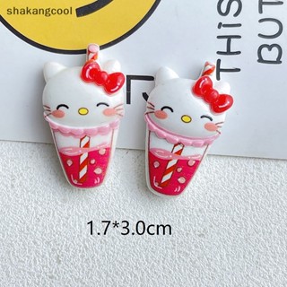 SANRIO Shakangcool กิ๊บติดผมเรซิ่น รูปกรวยไอศกรีม ซานริโอ้ ขนาดเล็ก แฮนด์เมด DIY สําหรับตกแต่งเครื่องประดับ 5 ชิ้น