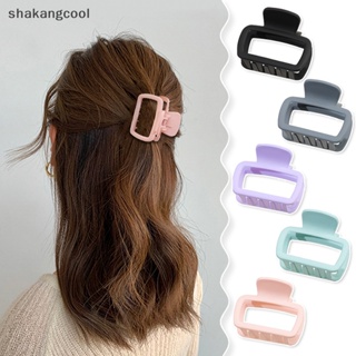 Shakangcool กิ๊บติดผม ทรงสี่เหลี่ยม หรูหรา สไตล์เกาหลี เครื่องประดับ สําหรับผู้หญิง