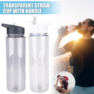 New 1pc Water Bottle with Straw Plastic Free Leakproof Sport Portable Drinks Mug