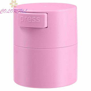 【COLORFUL】Storage Box Household Pink Portable Sealed Tank 1 Pcs Buttons Eyelash Tool