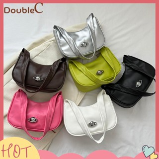 【Double C 】✿   กระเป๋าถือ กระเป๋าสตางค์ กระเป๋าคลัทช์ กระเป๋าหนัง ขนาดเล็ก สไตล์วินเทจ แฟชั่นสําหรับสตรี