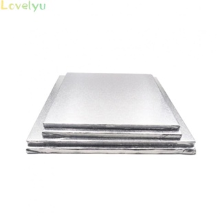 ⭐24H SHIPING ⭐10 12 14 16in Rectangular Silver Cake Board Cake Drums Support Boards Thick 13mm