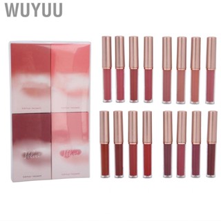 Wuyuu 16x Matte Rich Color Lip Gloss Set Women Lasting  Lipstick Cosmetic