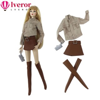 Lveror ชุดเดรสเสื้อยืดลําลอง หลายสไตล์ สําหรับตุ๊กตา 1/6 BJD DIY