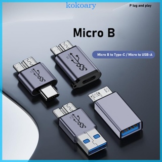 Kok อะแดปเตอร์แปลง USB C เป็น MicroB USB 3 0 Type C ตัวเมีย เป็น MicroB ตัวผู้ 10Gbps