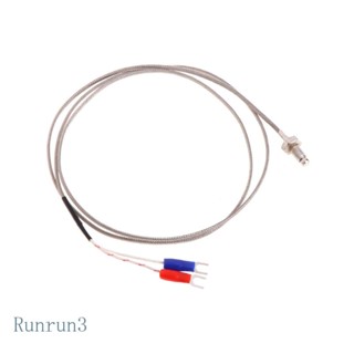 Run สายเคเบิลเซนเซอร์อุณหภูมิอุตสาหกรรม Type K 0-400 องศา 1 เมตร