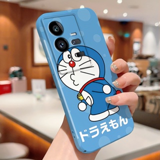 เคสโทรศัพท์มือถือแบบแข็ง กันกระแทก ลายการ์ตูนโดราเอมอน แมว สําหรับ Vivo V23 V25 Pro X50 X60 X70 X80 X90 Pro