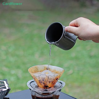 &lt;Cardflower&gt; หัวฉีดกาแฟดริป สเตนเลส แบบพกพา ลดราคา 1 ชิ้น