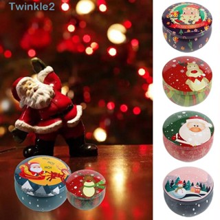 Twinkle กล่องขนม กล่องช็อคโกแลต คุกกี้ ทรงกลม DIY สําหรับปาร์ตี้คริสต์มาส