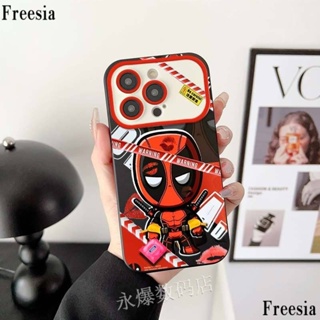 เคสโทรศัพท์มือถือ แบบนิ่ม ลาย Deadpool ขนาดใหญ่ สําหรับ Apple Iphone 14promax 13pro 12 11 7p