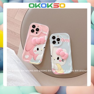 [OKOKSO] เคสมือถือ แบบนิ่ม ลายการ์ตูนคิตตี้ กันกระแทก สําหรับ OPPO Reno9 Reno8 Reno7pro reno6 7z 8T 5 R17 A53 A9 2020 4Z 5G F11 A31 A15 A3S A78A77