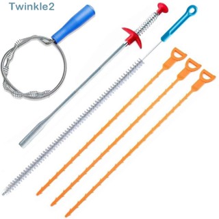Twinkle อุปกรณ์ทําความสะอาดท่อระบายน้ํา 39.3 นิ้ว 6 แพ็ค