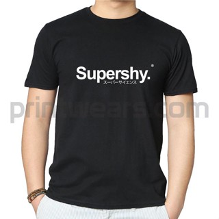 ขายดี เสื้อยืดลําลอง แขนสั้น พิมพ์ลาย Supershy Diy สําหรับผู้ชาย Pw074 647494