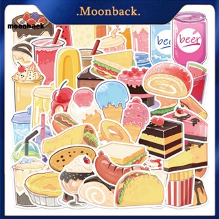 &lt;moonback&gt; สติกเกอร์ ลายกราฟฟิติ ฟรีสารตกค้าง สําหรับติดตกแต่งเคสโทรศัพท์มือถือ สเก็ตบอร์ด 1 ชุด